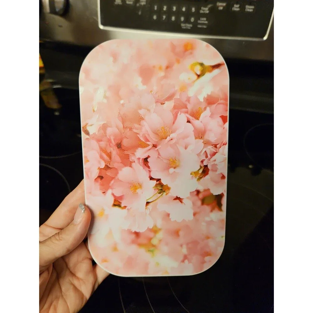 Sakura Cherry Blossoms Stainless Steel Double-Layer Bento Box Lunch Box
